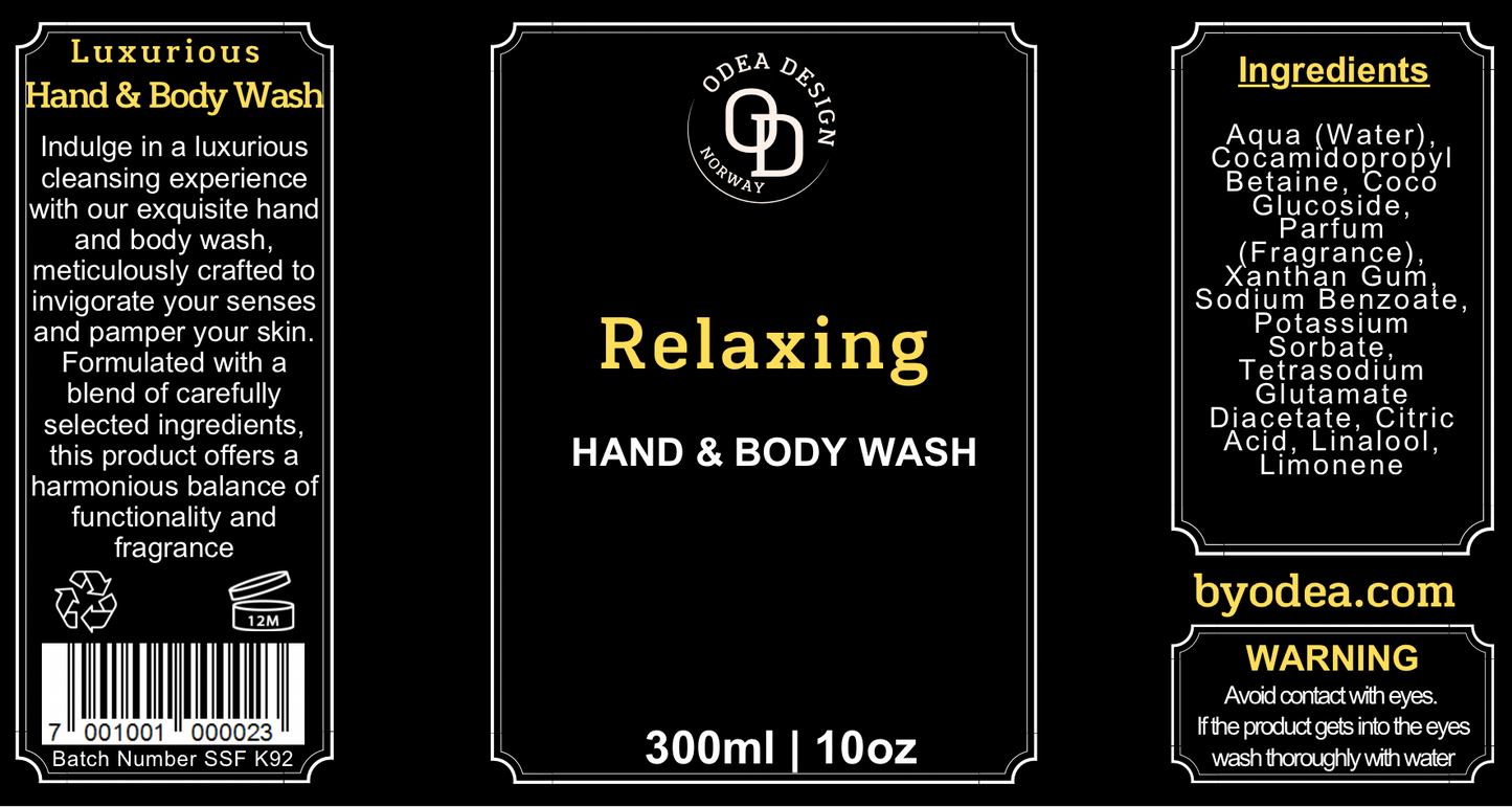 BY ODEA Relaxing hand & body wash