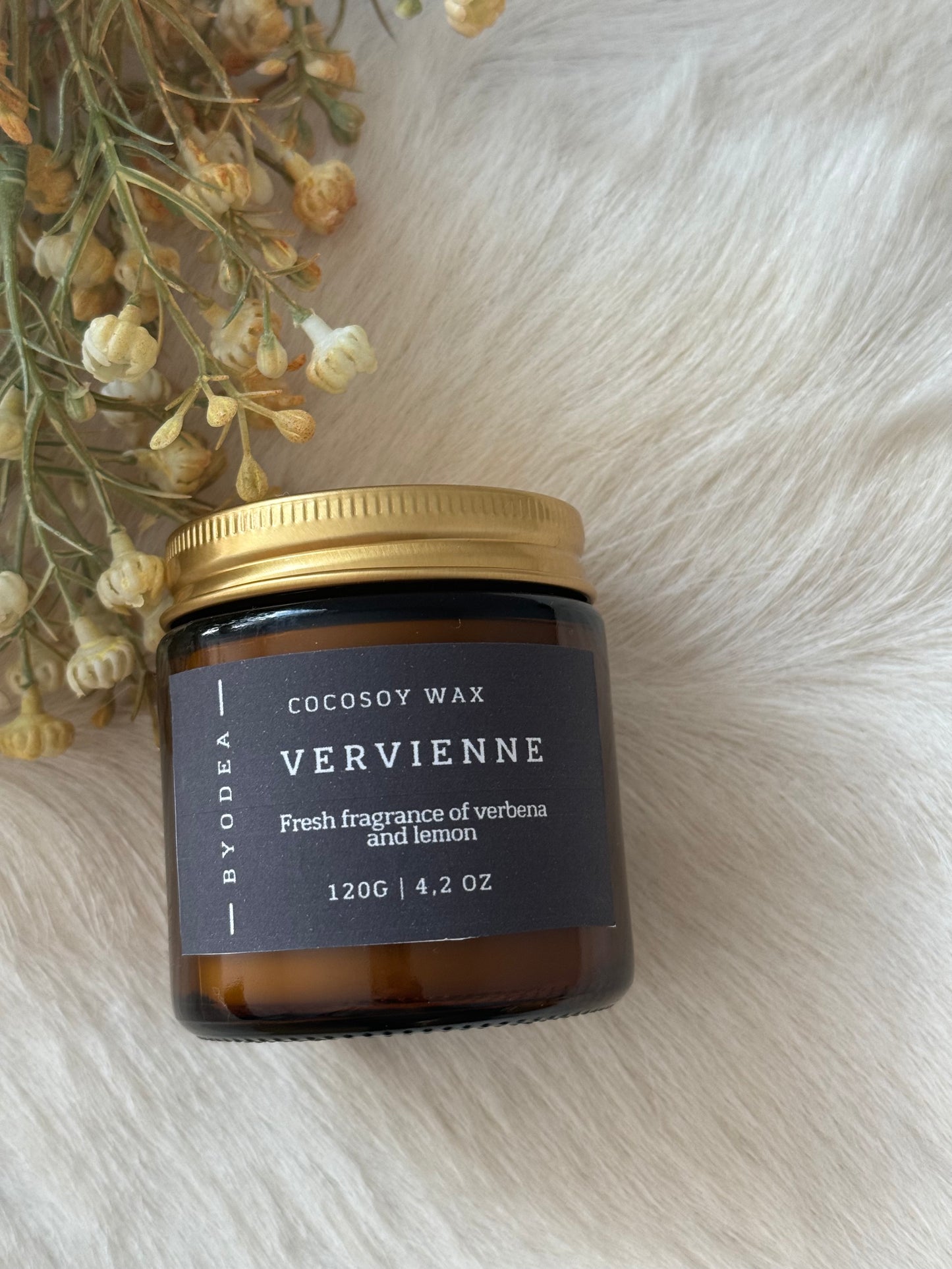 BY ODEA Vervienne duftlys, 120gr