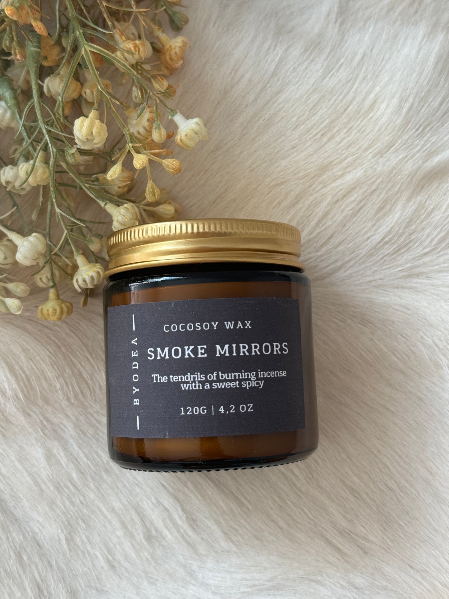 BY ODEA Smoke & Mirrors Duftlys, 120gr