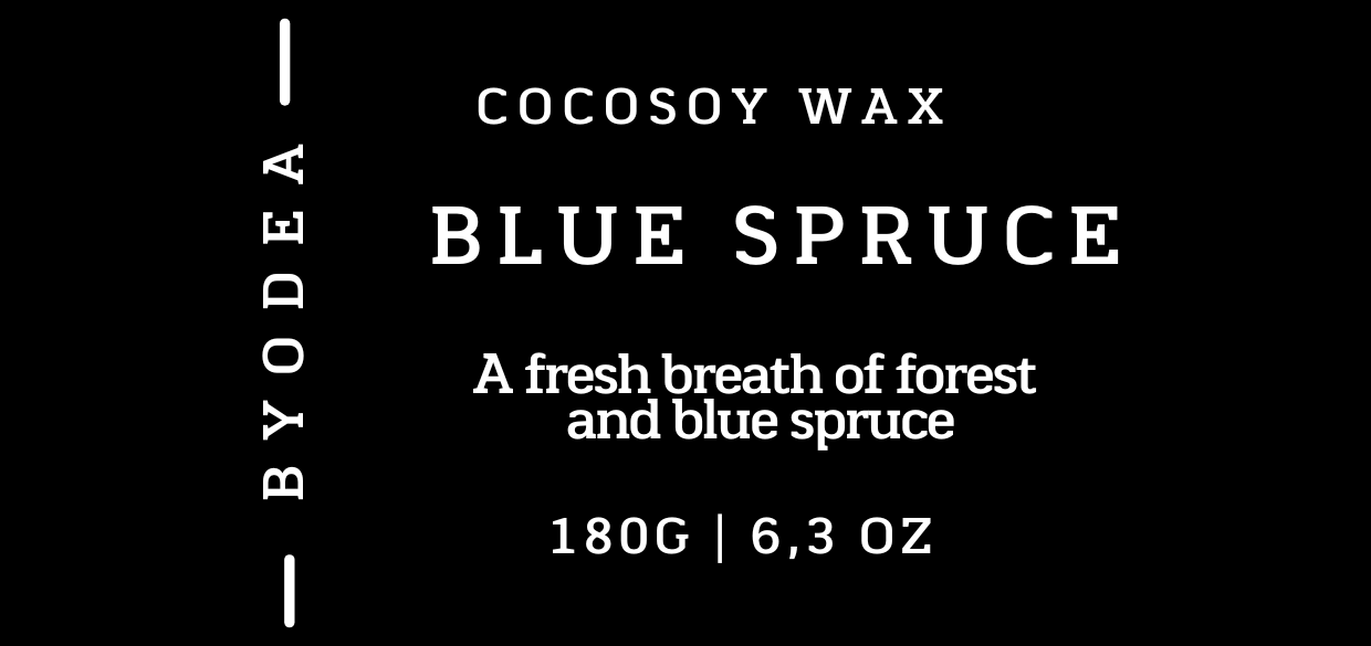 BY ODEA Blue Spruce duftlys, 180gr